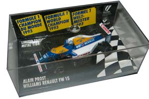 WILLIAMS FW15 A.PROST 1993 WORLD CHAMPION / WILLIAMS FW15 A.PROST 1993 ЧЕМПИОН МИРА (ДЛИНА МОДЕЛИ 6-10 СМ) — фото 2