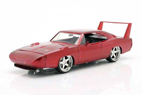 DODGE CHARGER DAYTONA YEAR 1969 FAST AND FURIOUS 6 2013 RED JADA TOYS / ДОДЖ ЧАРДЖЕР ДАЙТОНА 1969 ИЗ ФИЛЬМА «ФОРСАЖ 6» (2013) КРАСНЫЙ