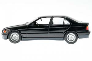BMW E36 3ER SALOON 1991 BLACK METALLIC / БМВ 3-Я СЕРИЯ ЧЕРНЫЙ — фото 3