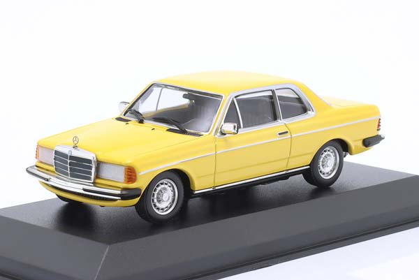 MERCEDES W123 COUPE 1976 YELLOW