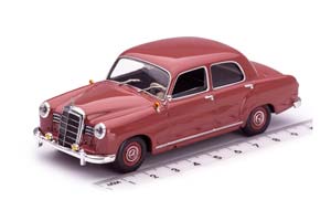 MERCEDES 180 (W120) 1955 DARK RED — фото 12