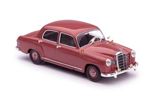 MERCEDES 180 (W120) 1955 DARK RED — фото 7