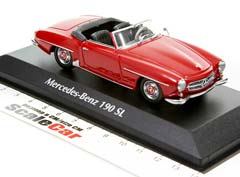 MERCEDES W121 SL190 1955 DARK RED — фото 3