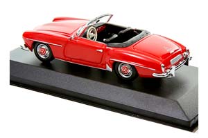 MERCEDES W121 SL190 1955 DARK RED — фото 4