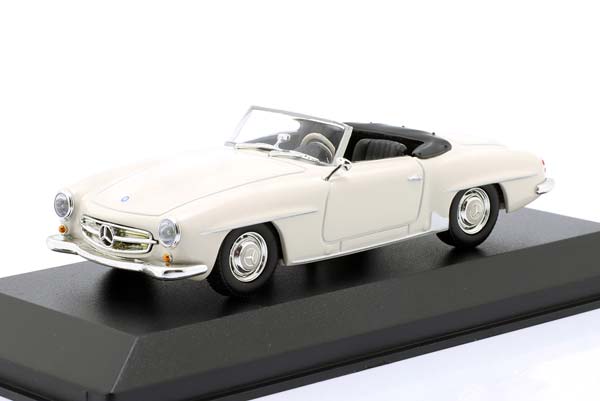 MERCEDES 190 SL W121 ROADSTER 1955 CREME-WHITE