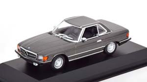 MERCEDES 350 SL R107 WITH HARDTOP 1974 DARK-GREY METALLIC