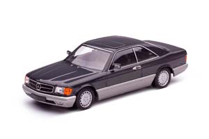 MERCEDES 560 SEC C126 COUPE 1986 DARK GREY-METALLIC