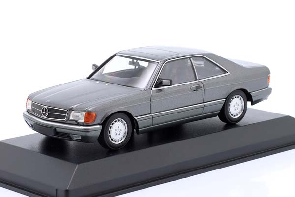 MERCEDES W126 560 SEC C126 1986 GREY METALLIC