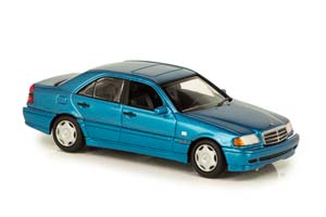 MERCEDES C-CLASS 1997 BLUE METALLIC / МЕРСЕДЕС Ц-КЛАСС СИНИЙ — фото 3
