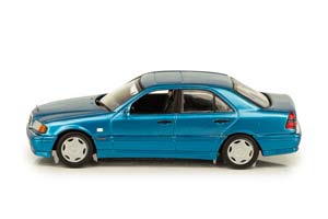 MERCEDES C-CLASS 1997 BLUE METALLIC / МЕРСЕДЕС Ц-КЛАСС СИНИЙ — фото 5