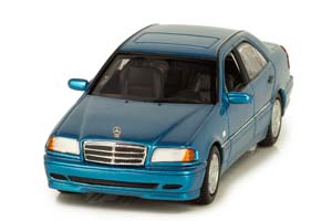 MERCEDES C-CLASS 1997 BLUE METALLIC / МЕРСЕДЕС Ц-КЛАСС СИНИЙ — фото 6