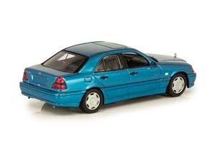 MERCEDES C-CLASS 1997 BLUE METALLIC / МЕРСЕДЕС Ц-КЛАСС СИНИЙ — фото 2