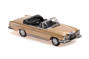 MERCEDES 280 SE 3.5 CONVERTIBLE 1970 LIGHT GOLDEN