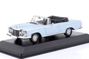 MERCEDES 280 SE 3.5 CONVERTIBLE 1970 LIGHT BLUE METALLIC