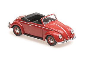 VW VOLKSWAGEN HEBMULLER-CABRIOLET 1950 RED