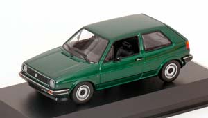 VW VOLKSWAGEN GOLF 2 1985 GREEN METALLIC