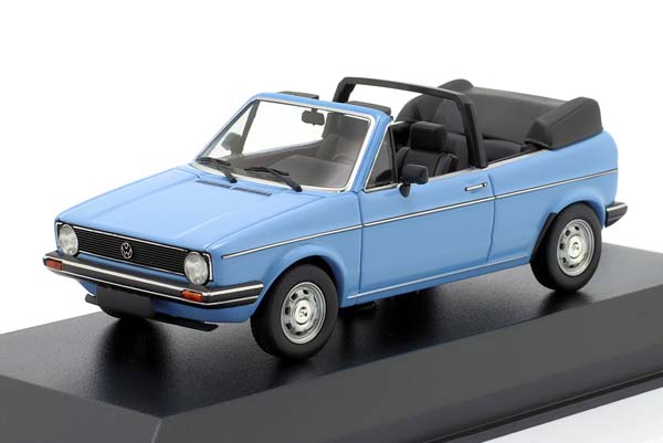 VOLKSWAGEN GOLF I CONVERTIBLE YEAR 1979 LIGHT BLUE / ФОЛЬКСВАГЕН ГОЛЬФ КАБРИОЛЕТ СВЕТЛЫЙ СИНИЙ СВЕТЛО