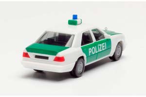MERCEDES-BENZ E-CLASS POLIZEI W124 1993 НЕМЕЦКАЯ ПОЛИЦИЯ (ДЛИНА МОДЕЛИ 3-5 СМ) — фото 3