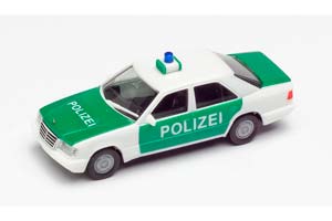 MERCEDES-BENZ E-CLASS POLIZEI W124 1993 НЕМЕЦКАЯ ПОЛИЦИЯ (ДЛИНА МОДЕЛИ 3-5 СМ) — фото 5