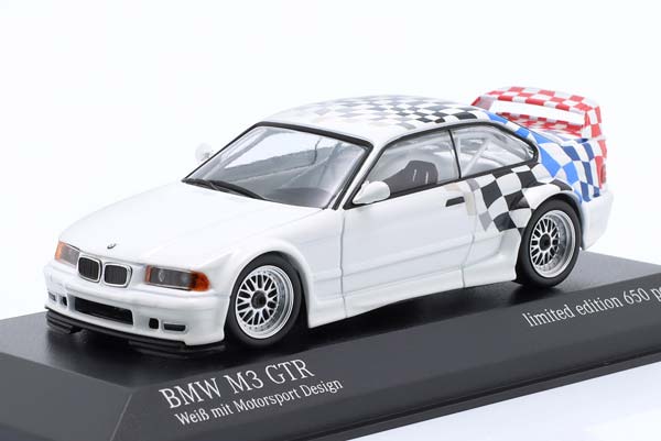 BMW M3 GTR E36 1993 WHITE MOTORSPORT DESIGN