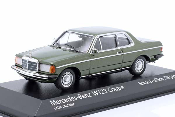 MERCEDES 230CE W123 COUPE 1977 GREENMETALLIC