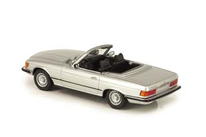 MERCEDES W107 350 SL R107 CONVERTIBLE 1974 SILVER (LIMITED EDITION 500 PCS) / МЕРСЕДЕС 350 СЕРЕБРИСТЫЙ — фото 6