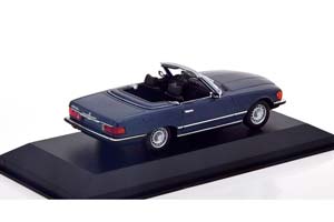 MERCEDES W107 350 SL R107 CONVERTIBLE 1974 BLUE METALLIC (LIMITED EDITION 500 PCS) / МЕРСЕДЕС 350 СИНИЙ — фото 2