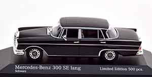 MERCEDES 300 SE LWB 1963 BLACK (LIMITED EDITION 500 PCS) / МЕРСЕДЕС 300 ЧЕРНЫЙ — фото 4