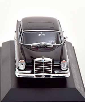 MERCEDES 300 SE LWB 1963 BLACK (LIMITED EDITION 500 PCS) / МЕРСЕДЕС 300 ЧЕРНЫЙ — фото 5