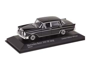 MERCEDES 300 SE LWB 1963 BLACK (LIMITED EDITION 500 PCS) / МЕРСЕДЕС 300 ЧЕРНЫЙ — фото 10