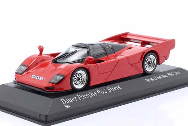 DAUER PORSCHE 962 GT STREET VERSION 1994 RED / ДАУЕР ПОРШЕ 962 ГТ СТРИТ КРАСНЫЙ