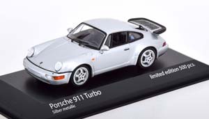 PORSCHE 911 (964) TURBO 1990 SILVER