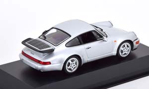 PORSCHE 911 (964) TURBO 1990 SILVER — фото 2