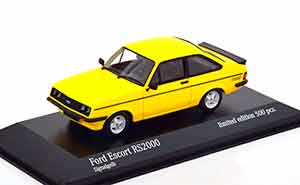 FORD ESCORT RS 2000 1976 YELLOW BLACK