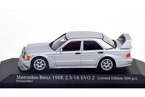 MERCEDES 190E 2.5-16 EVO2 1990 SILVER (LIMITED EDITION 500 PCS) / МЕРСЕДЕС 190 СЕРЕБРИСТЫЙ — фото 3