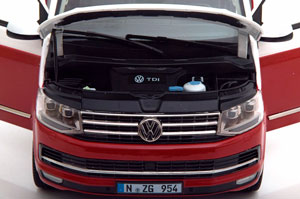 VW MULTIVAN T6 GENERATION SIX 2017 RED WHITE — фото 7