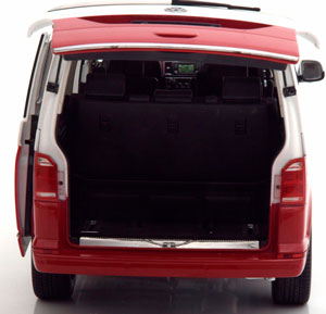 VW MULTIVAN T6 GENERATION SIX 2017 RED WHITE — фото 11