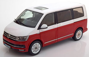 VW MULTIVAN T6 GENERATION SIX 2017 RED WHITE