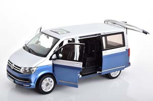 VW VOLKSWAGEN MULTIVAN T6 GENERATION SIX 2017 BLUE METALLIC SILVER — фото 3