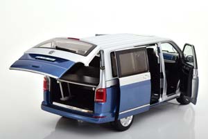 VW VOLKSWAGEN MULTIVAN T6 GENERATION SIX 2017 BLUE METALLIC SILVER — фото 4