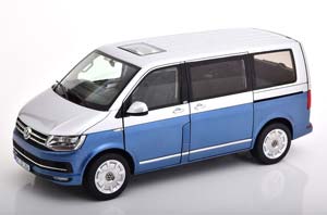 VW VOLKSWAGEN MULTIVAN T6 GENERATION SIX 2017 BLUE METALLIC SILVER — фото 1