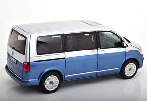 VW VOLKSWAGEN MULTIVAN T6 GENERATION SIX 2017 BLUE METALLIC SILVER — фото 2