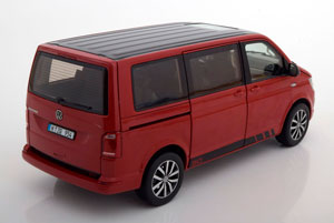 VW MULTIVAN T6 EDITION 30 2015 RED BLACK — фото 2