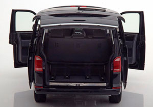 VW MULTIVAN T6 HIGHLINE 2016 BLACK METALLIC — фото 7