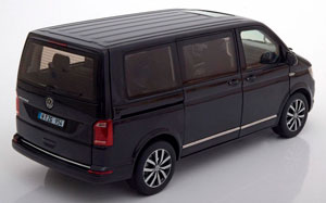 VW MULTIVAN T6 HIGHLINE 2016 BLACK METALLIC — фото 2
