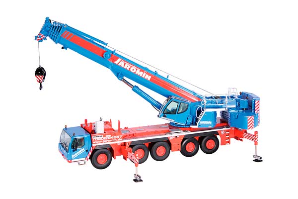 LIEBHERR LTM1250-5.1 MOBILE CRANE JAROMIN RED / BLUE / ЛИЕБХЕРР LTM1250-5 1 МОБИЛЕ КРАНЕ ДЖАРОМИН КРАСНЫЙ СИНИЙ