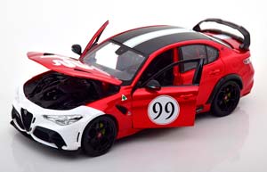ALFA ROMEO GIULIA GTAM NO 99 ALFA CORSE 2020 RED METALLIC — фото 3