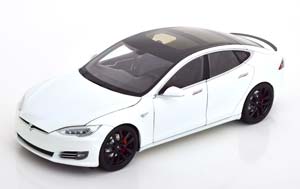 TESLA MODEL S P100D 2016 WHITE-METALLIC