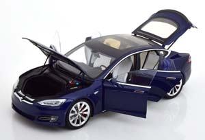 TESLA MODEL S P100D 2016 DARKBLUE-METALLIC — фото 3