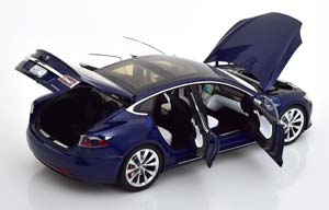 TESLA MODEL S P100D 2016 DARKBLUE-METALLIC — фото 4